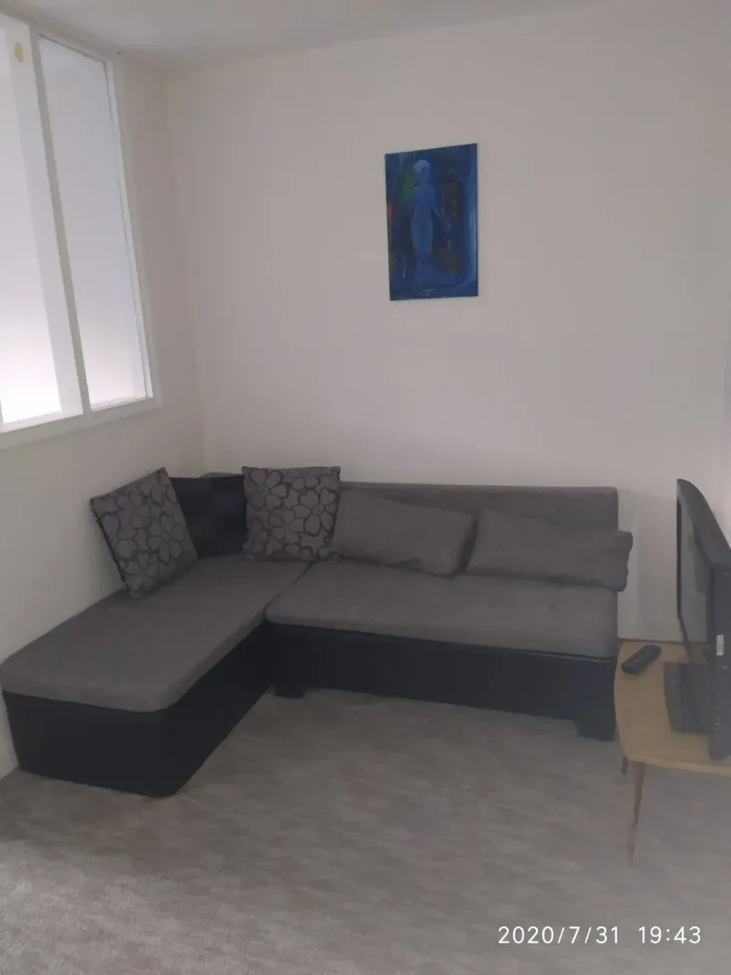 Living room with a corner sofa.