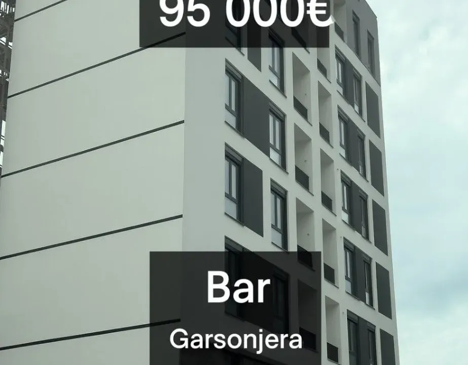 Prodaja, garsonjera, 30m², Bar, Crna Gora