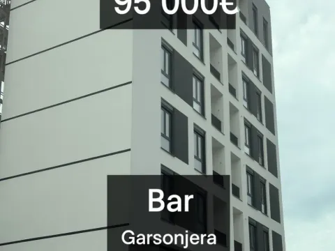 Sale, studio apartment, 30m², Bar, Crna Gora