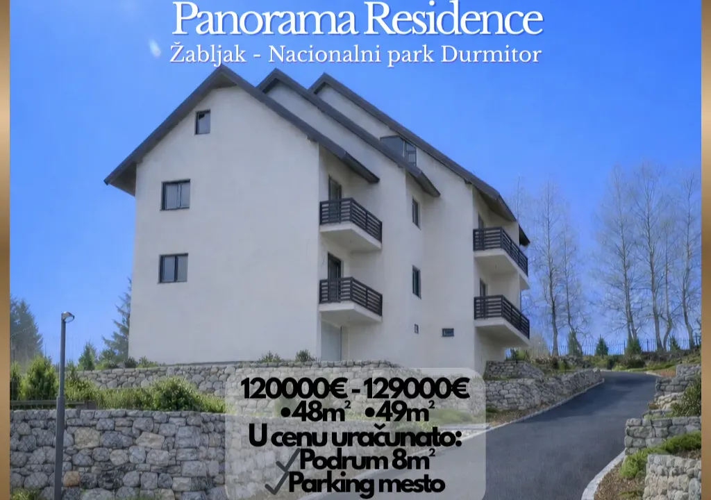 Sale, two bedroom apartment, 48m², Žabljak II, Žabljak