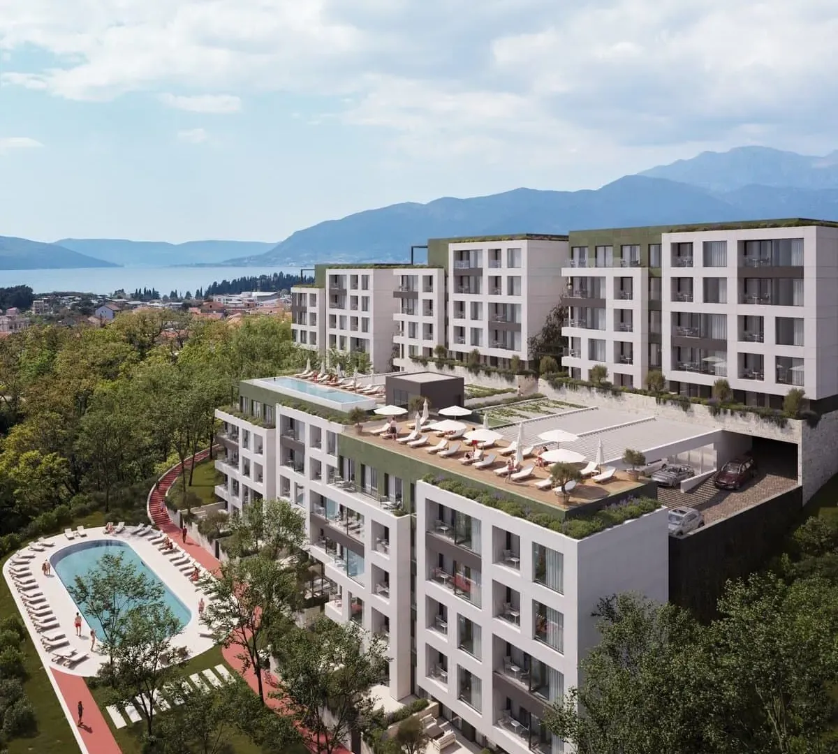 Prodaja, jednosoban stan, 45m², Mrčevac, Tivat