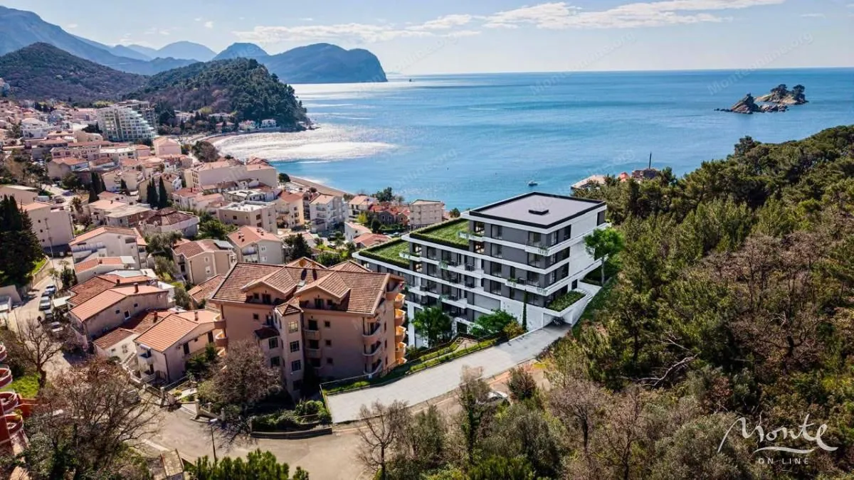 Sale, two bedroom apartment, 60m², Petrovac, Budva