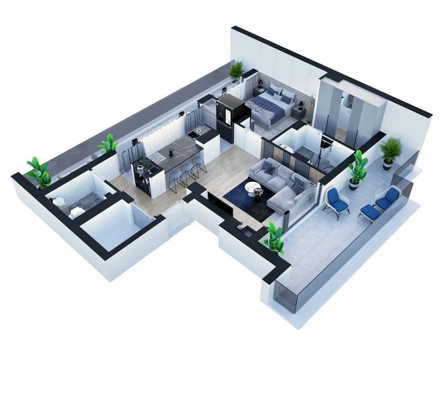 Sale, two bedroom apartment, 84m², Čukarica, Beograd