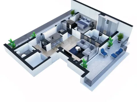 Sale, two bedroom apartment, 84m², Čukarica, Beograd - image 6