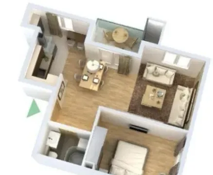 Prodaja, jednosoban stan, 48m2, City Kej, Podgorica Prodaja, jednosoban stan, 48m2, City Kej, Podgorica