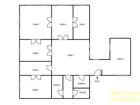 Sale, apartment, 159m², Stari Grad, Beograd - image 11
