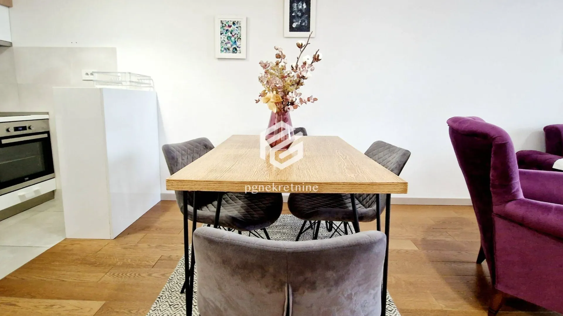 Rent, one bedroom apartment, 52m², Centar, Podgorica