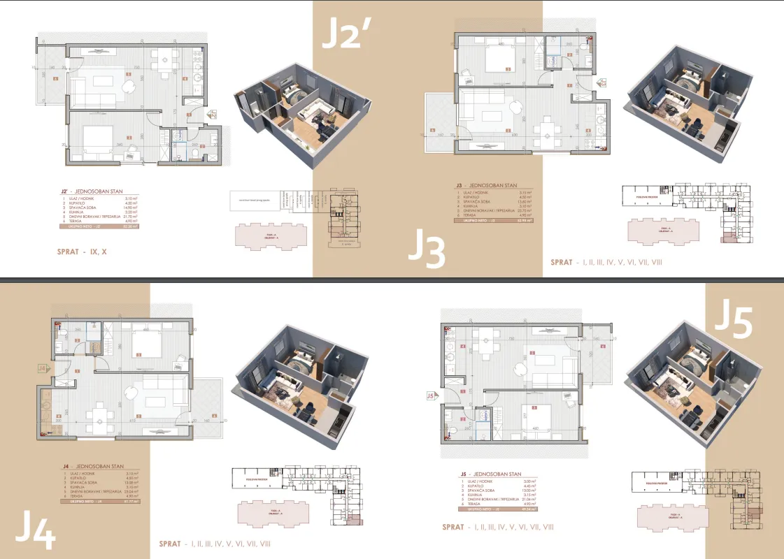 Prodaja, jednosoban stan, 48m², Bar, Crna Gora