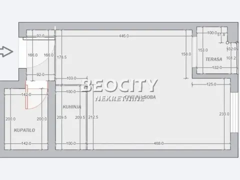 Sale, one bedroom apartment, 27m², Cvijićeva, Palilula Sve Podlokacije - image 14