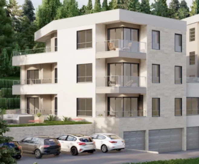 Prodaja, dvosoban stan, 90m², Donja Lastva, Tivat