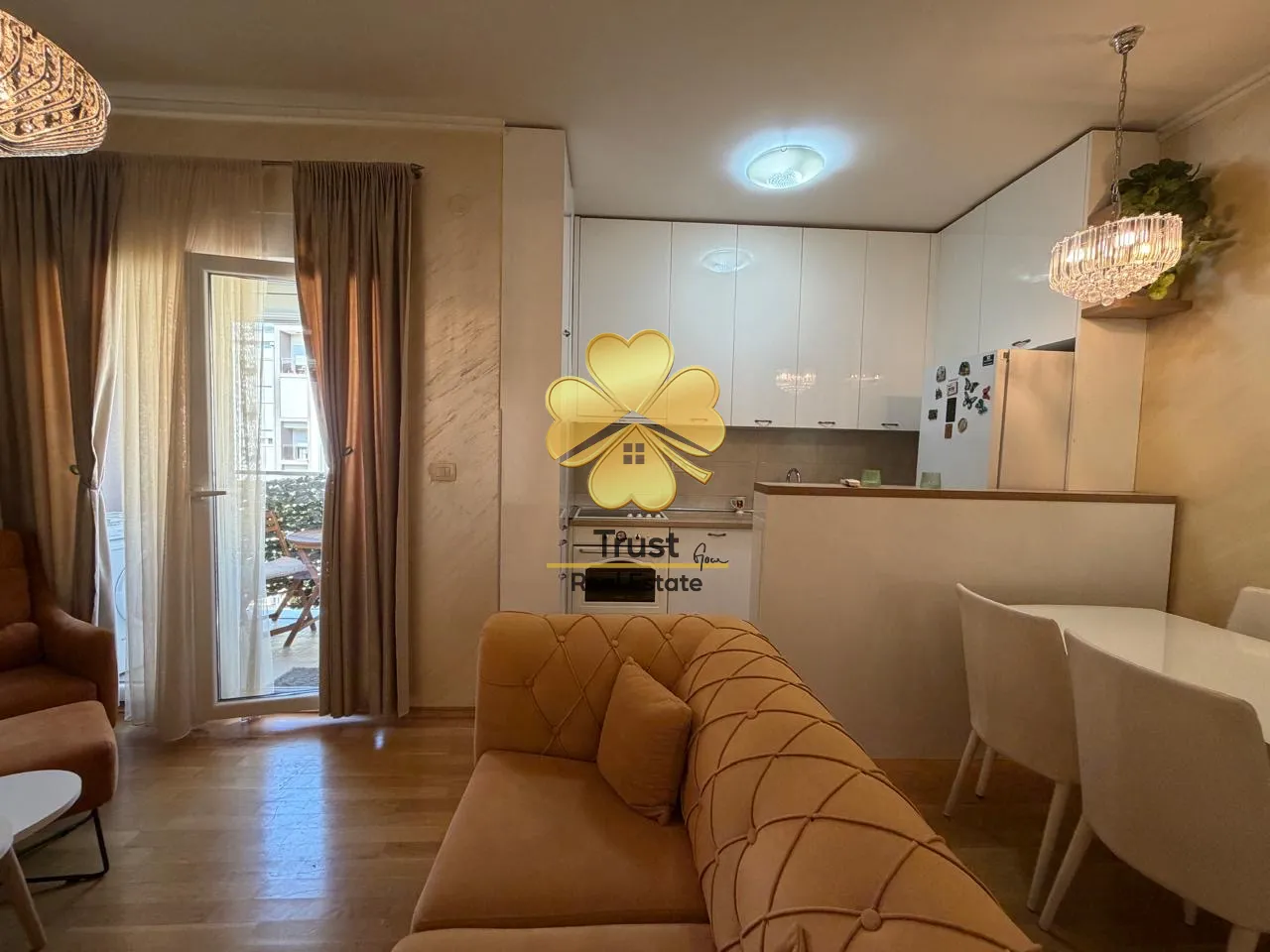 Rent, one bedroom apartment, 44m², Blok 6, Podgorica