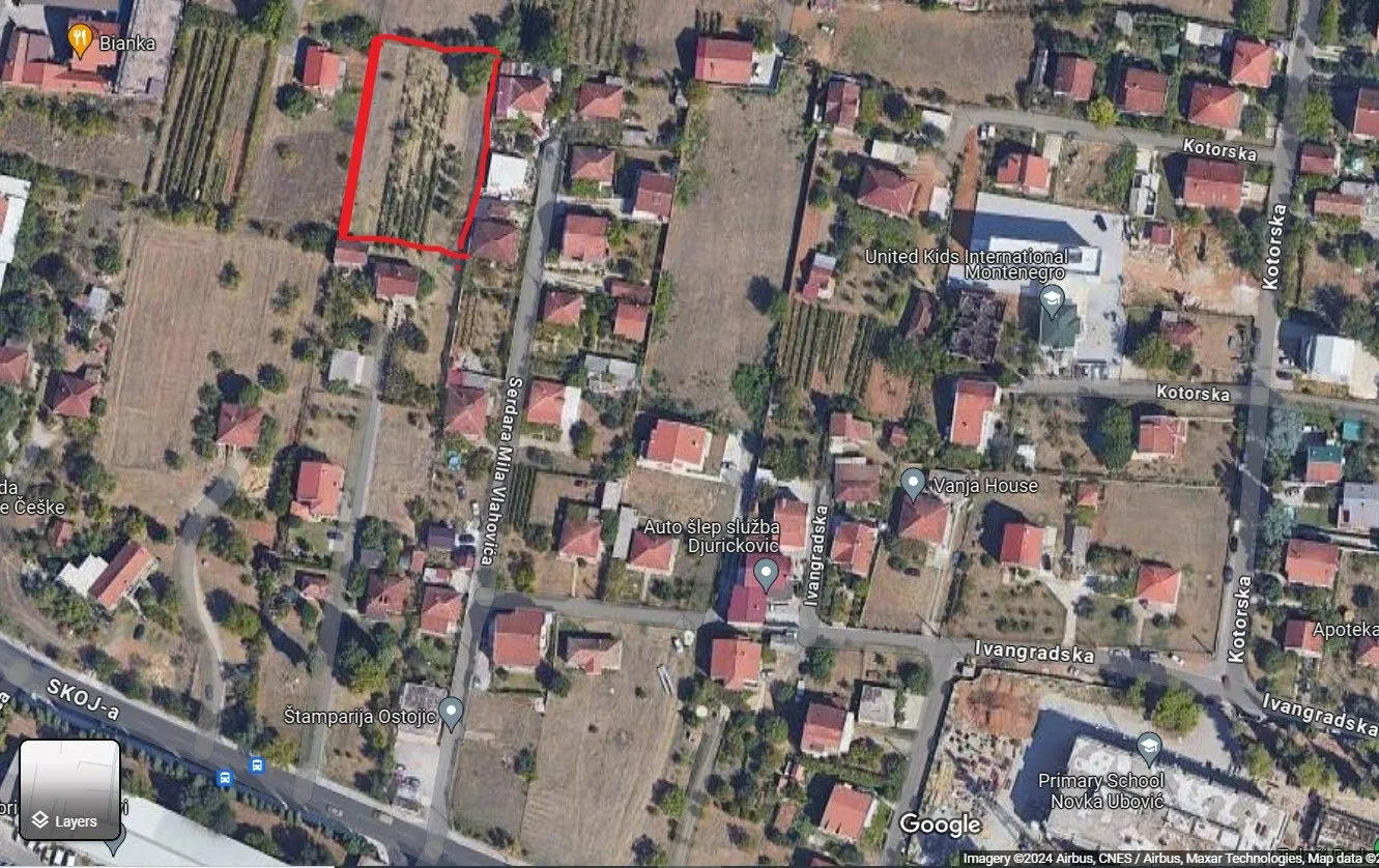 Prodaja, plac, 2000m², Tološi, Podgorica