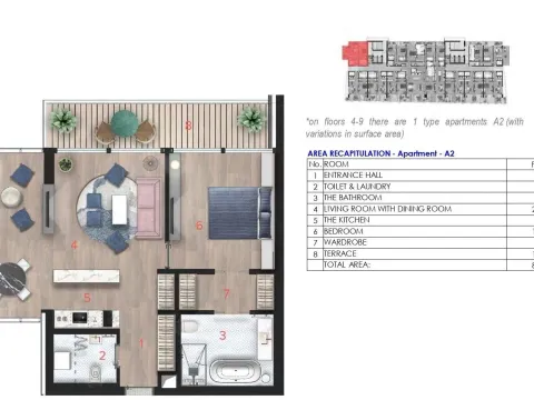 Prodaja, jednosoban stan, 88m², Budva, Crna Gora - image 20