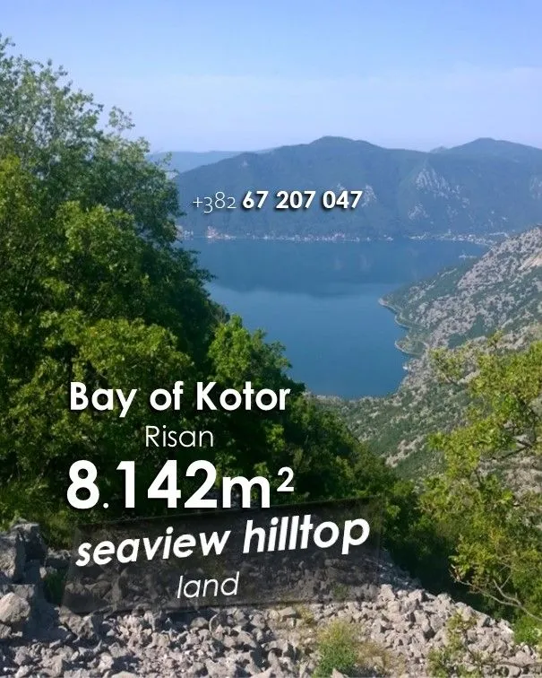 Prodaja, plac, 10625m², Kotor, Crna Gora