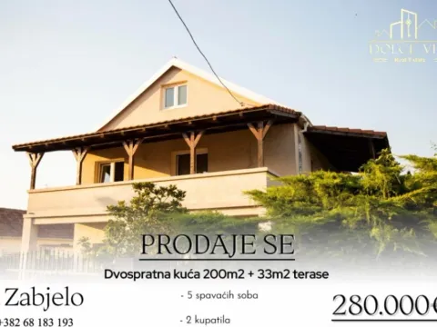 Sale, house, 200m², Zabjelo, Podgorica