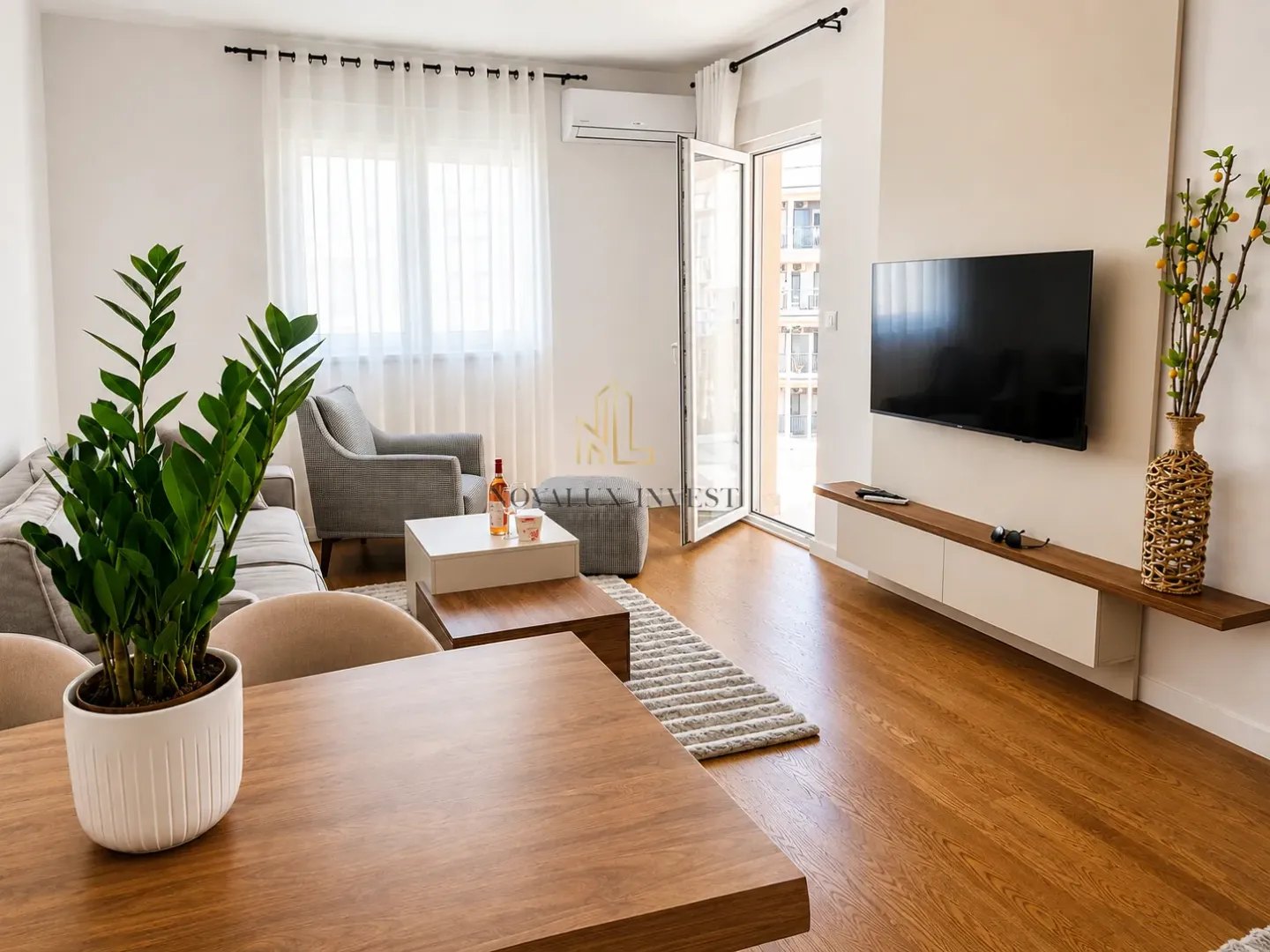 Rent, one bedroom apartment, 47m², Stari Aerodrom, Podgorica