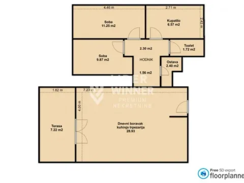 Izdavanje, trosoban stan, 73m², Trošarina, Voždovac Sve Podlokacije - image 13