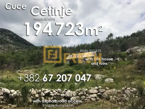 Sale, land lot, 194723m², Cetinje, Crna Gora - image 4
