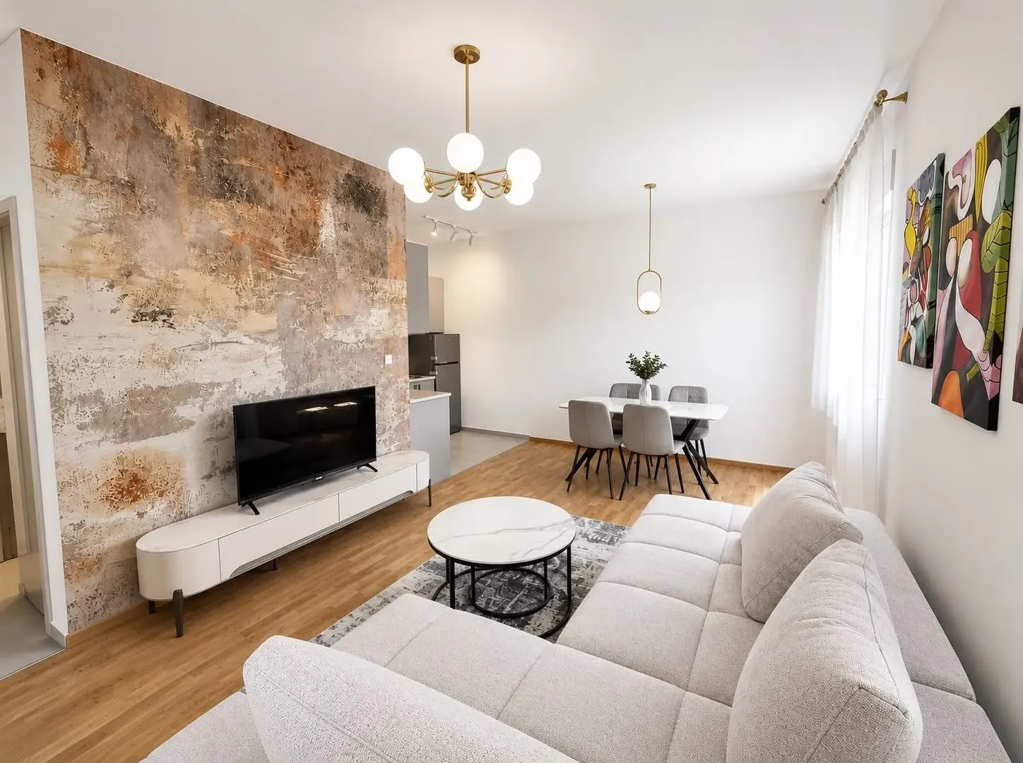 Rent, one bedroom apartment, 48m², Zabjelo, Podgorica