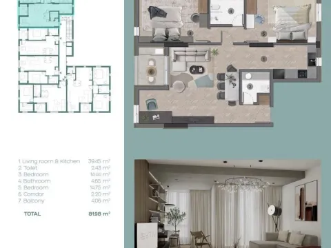 Prodaja, dvosoban stan, 82m², Ulcinj, Crna Gora - image 2