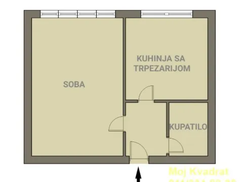 Prodaja, jednosoban stan, 36m², Savski Venac, Beograd - image 10