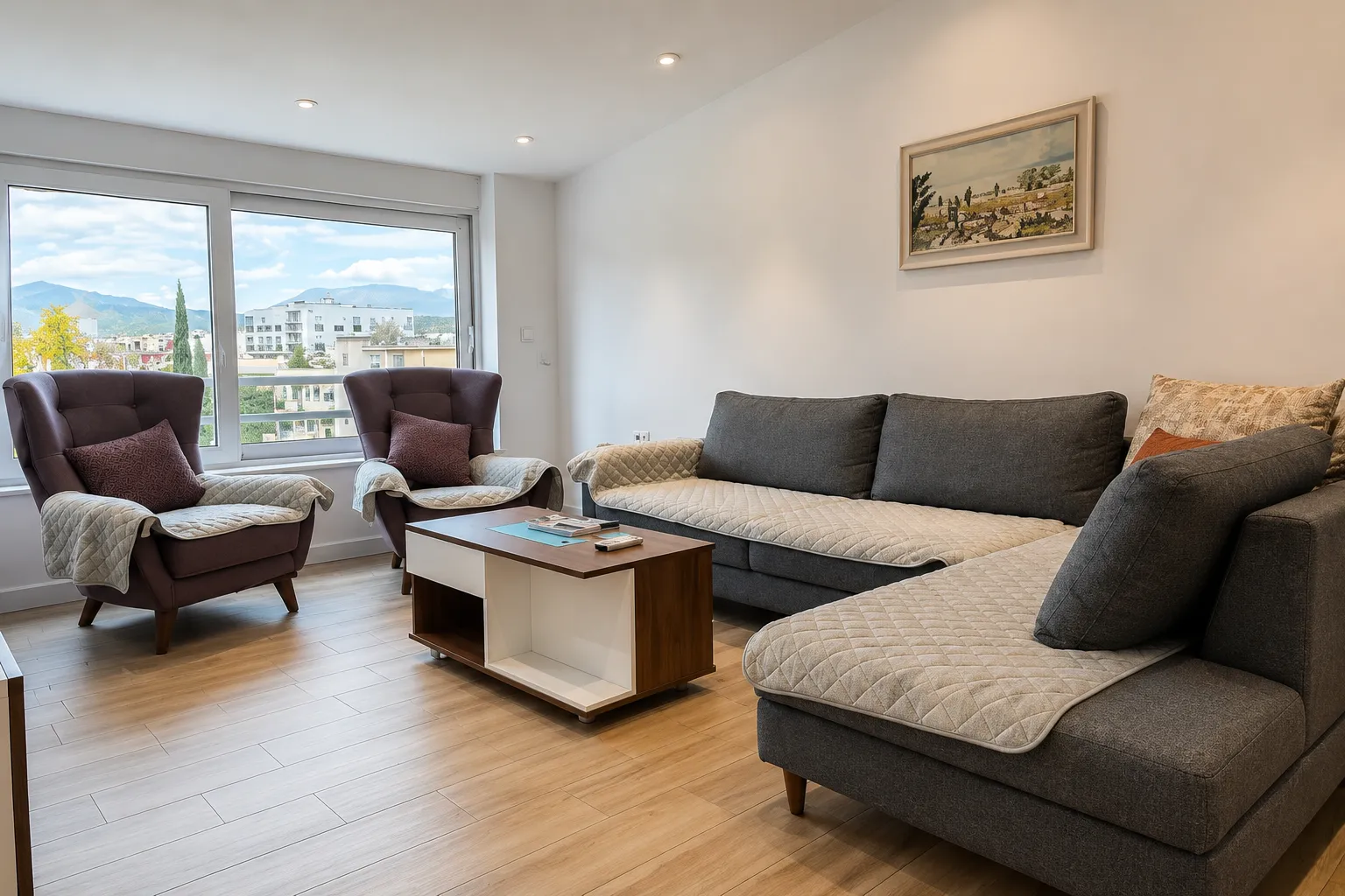 Rent, two bedroom apartment, 100m², Preko Morače, Podgorica