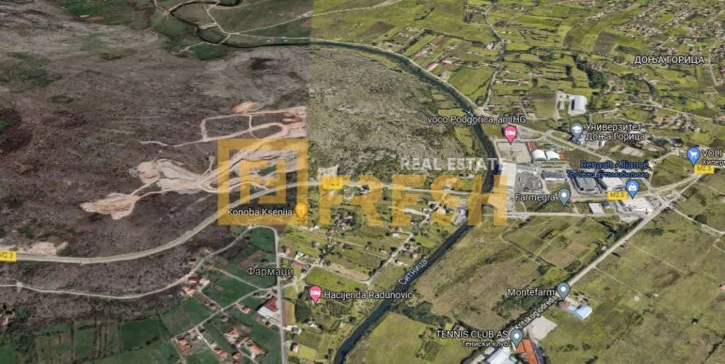 Prodaja, plac, 4000m², Farmaci, Podgorica