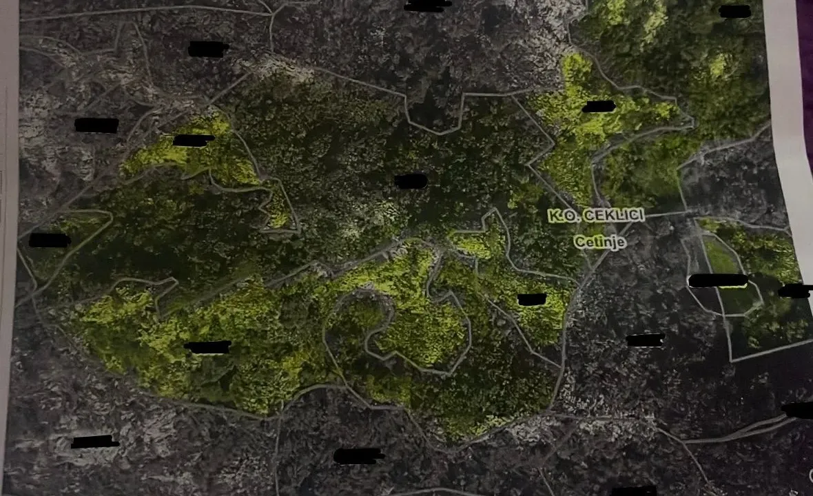 Prodaja, plac, 100000m², Cetinje, Crna Gora