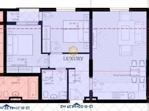 Prodaja, dvosoban stan, 64m², Zabjelo, Podgorica - image 1