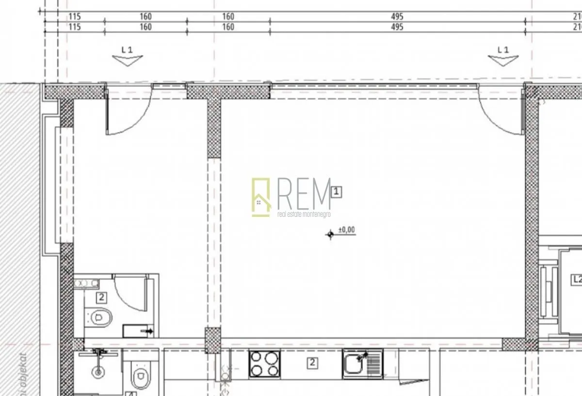 Sale, office space, 40m², Budva, Crna Gora