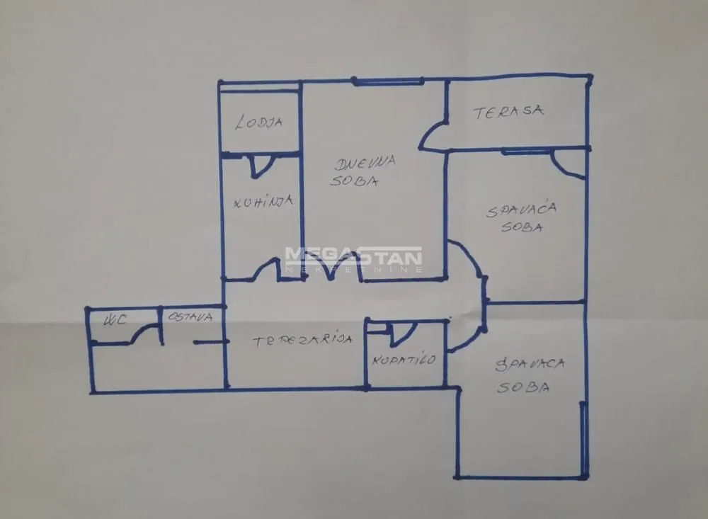 Sale, three bedroom apartment, 85m², Botanička Bašta, Palilula Sve Podlokacije