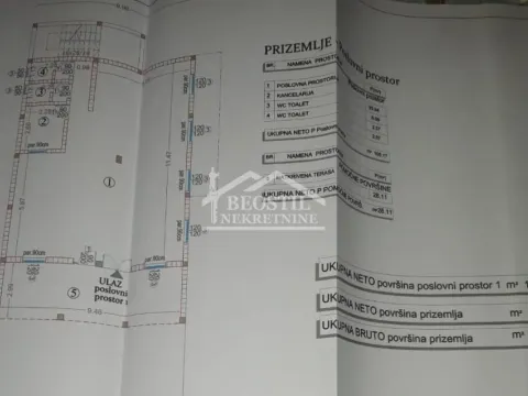 Poslovni prostor in Palilula Sve Podlokacije