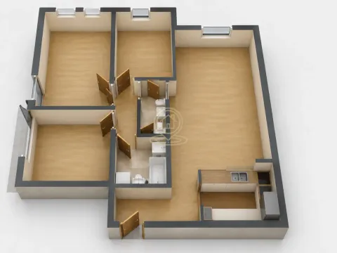Sale, four bedroom apartment, 88m², Đeram Pijaca, Beograd - image 3