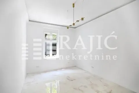 Empty bright room with white walls and a marble floor. - image 5