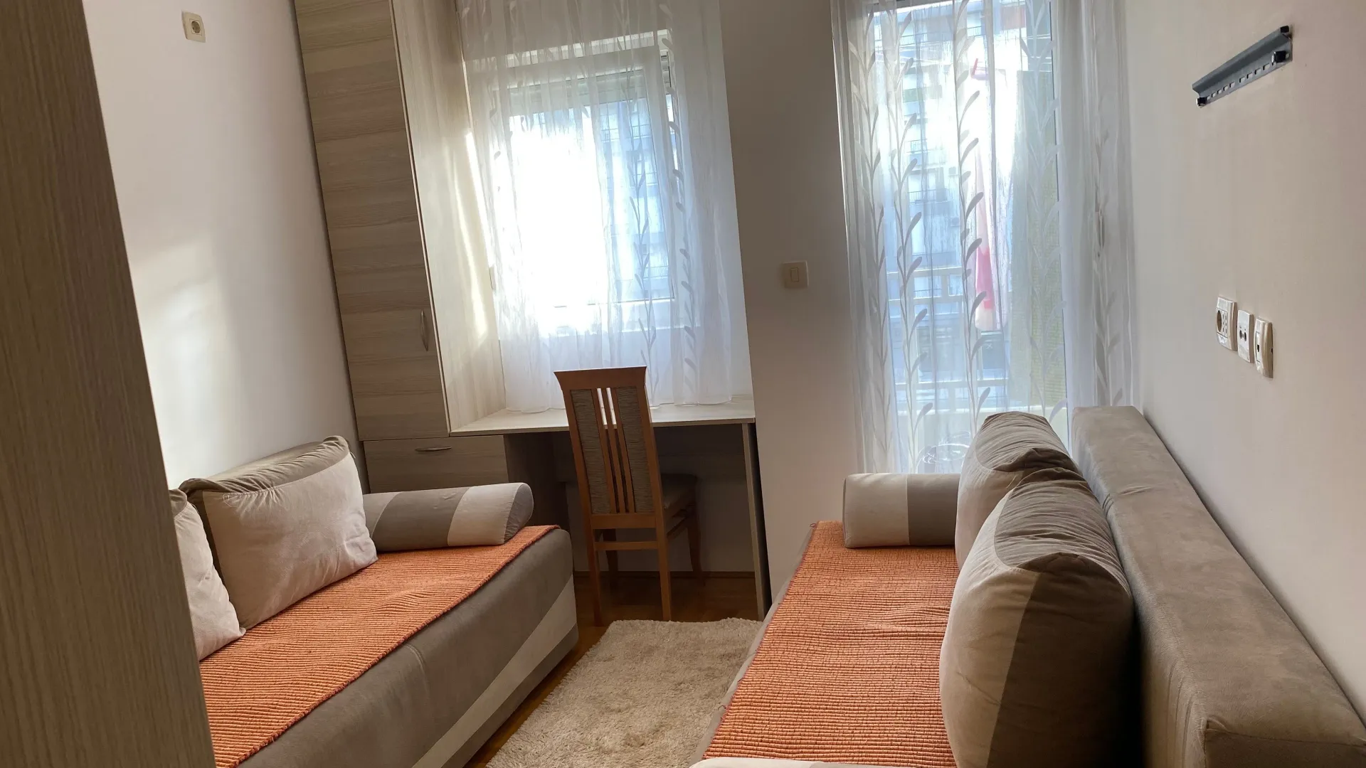 Rent, one bedroom apartment, 45m², Stari Aerodrom, Podgorica