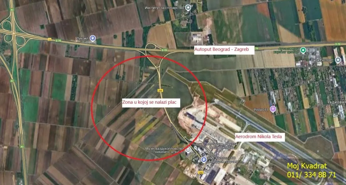 Sale, land lot, 215m², Surčin, Beograd