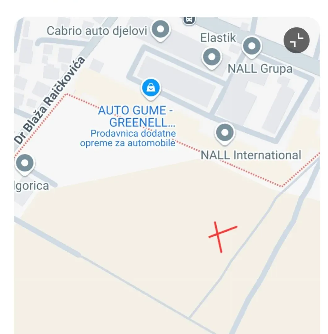 Prodaja, plac, 500m², Podgorica, Crna Gora