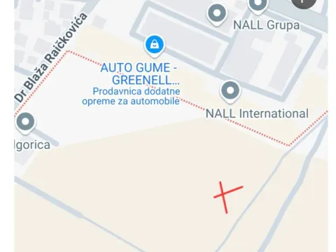 Prodaja, plac, 500m², Podgorica, Crna Gora