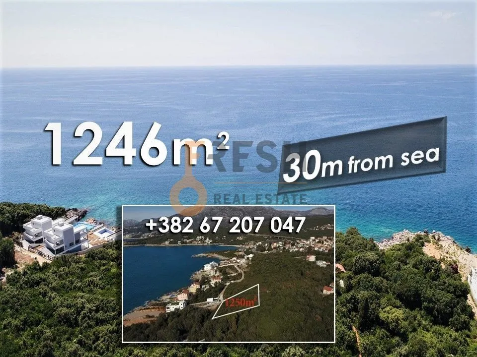 Prodaja, plac, 1246m², Bar, Crna Gora
