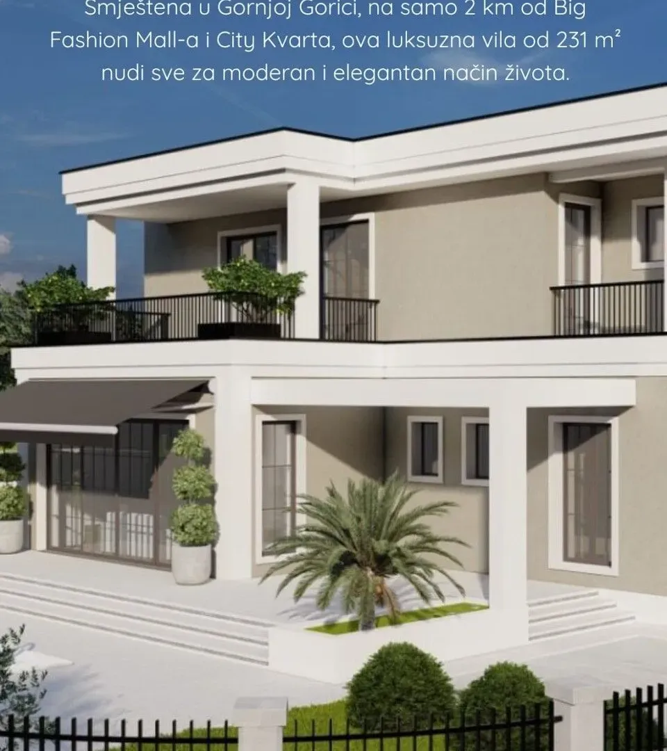 Prodaja, kuća, 231m², Gornja Gorica, Podgorica