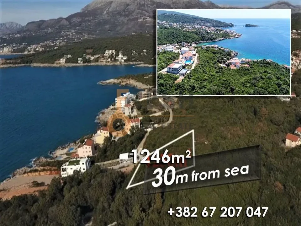 Prodaja, plac, 1246m², Bar, Crna Gora