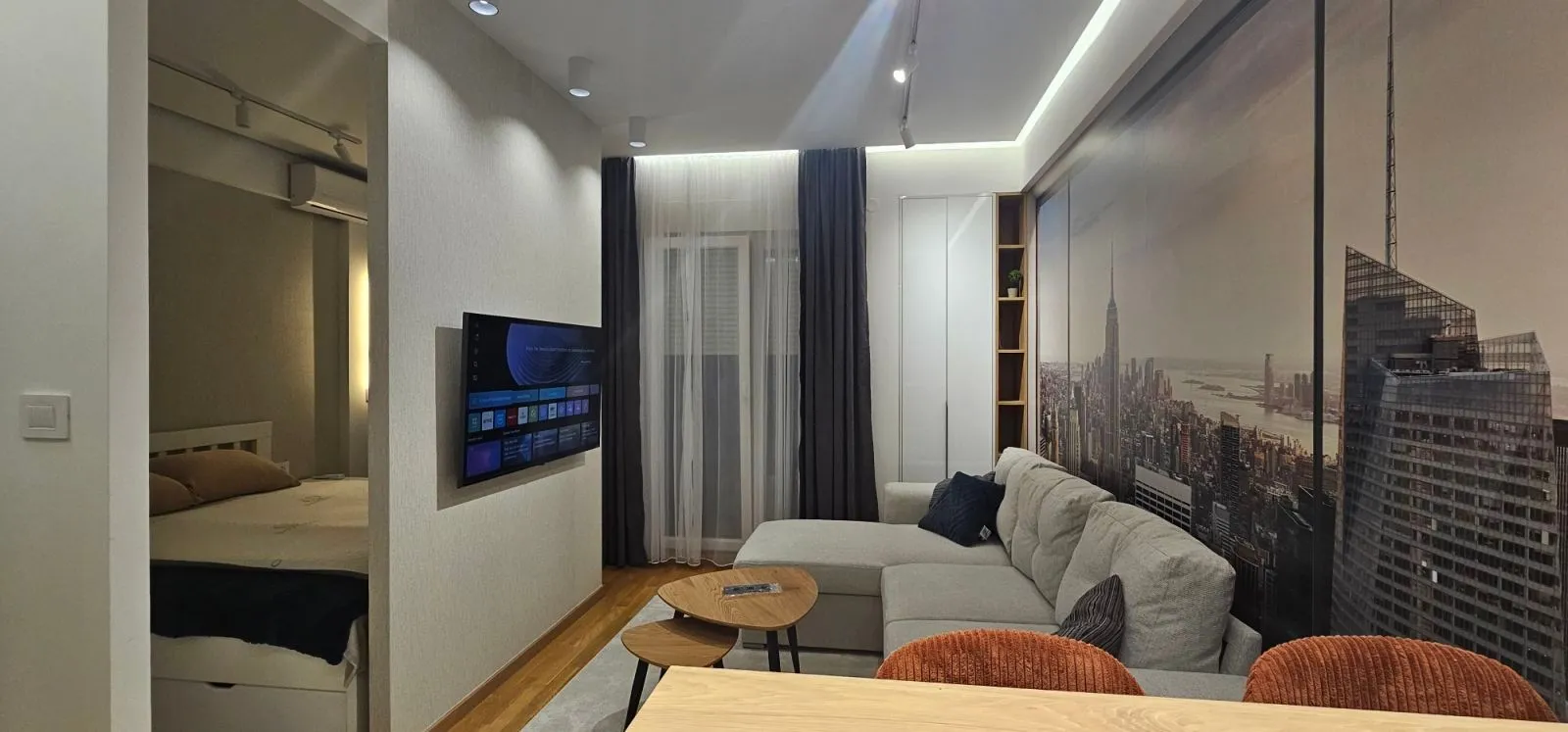Rent, one bedroom apartment, 33m², Zabjelo, Podgorica