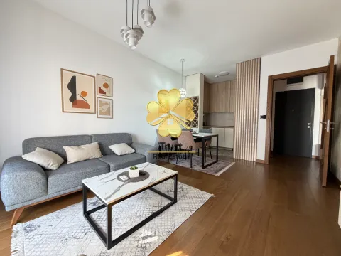 Modern living room connected to the dining area and kitchen. - image 2