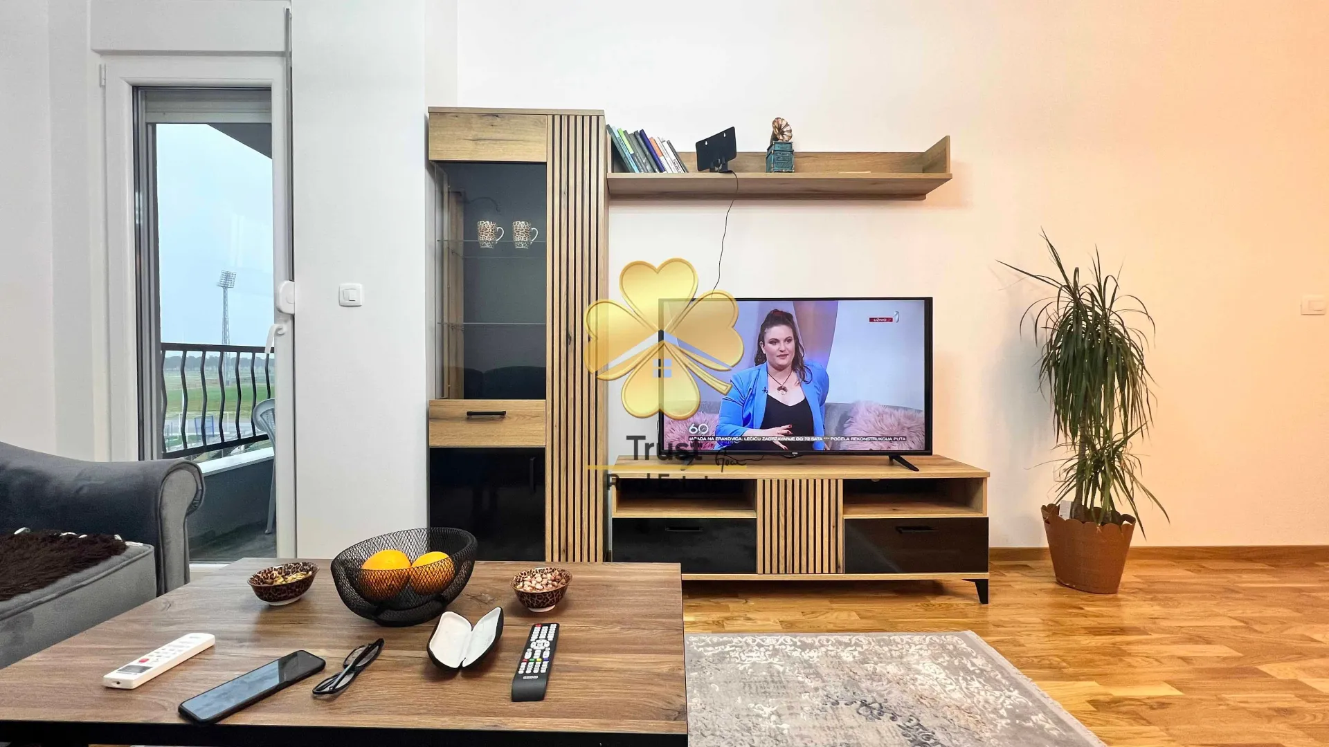 Rent, one bedroom apartment, 48m², Stari Aerodrom, Podgorica
