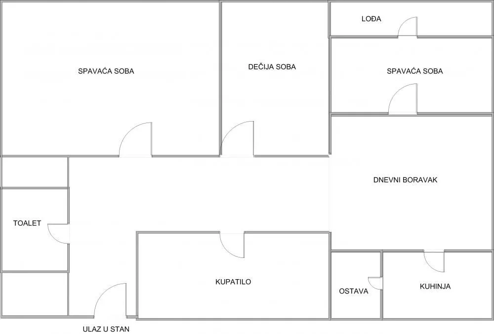 Sale, three bedroom apartment, 75m², Novi Beograd Blok 72, Novi Beograd Sve Podlokacije