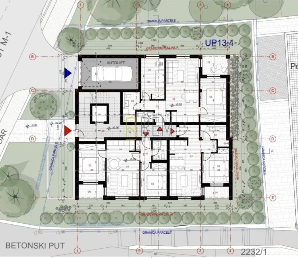 Rent, one bedroom apartment, 45m², Centar, Budva