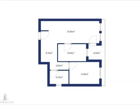 Sale, two bedroom apartment, 57m², Karaburma, Palilula Sve Podlokacije - image 15