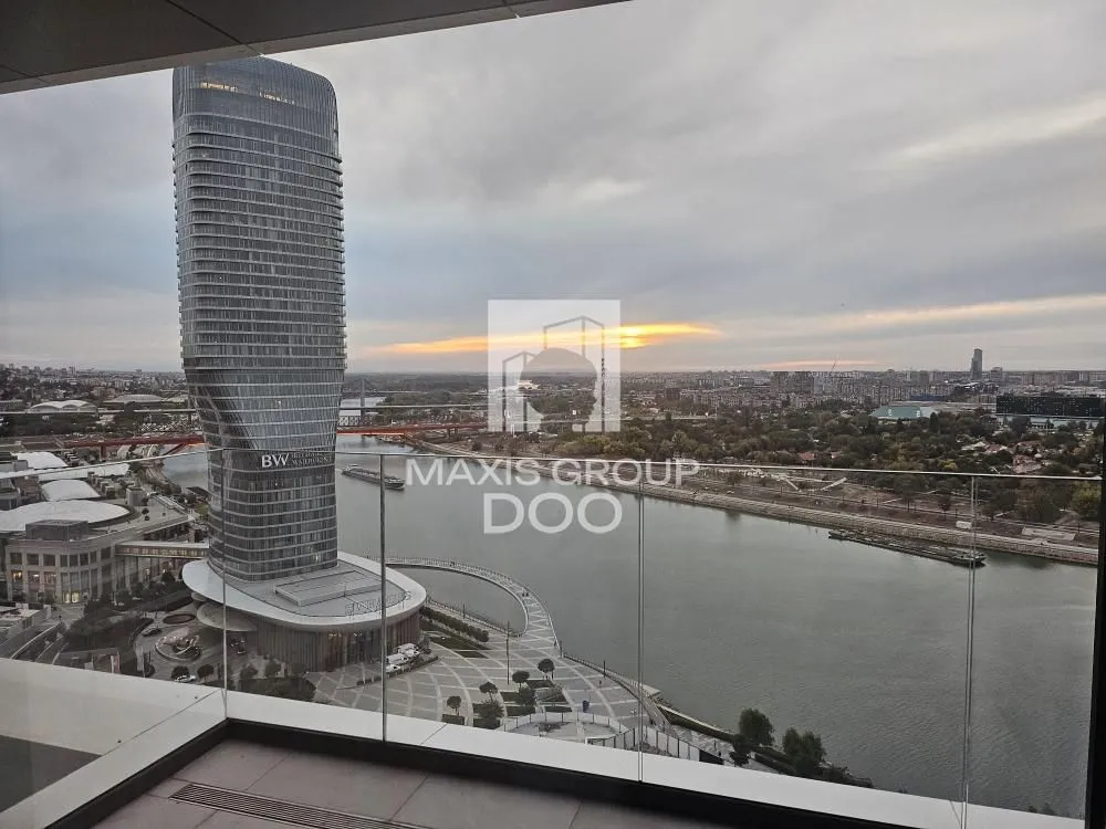 View from the terrace of the river and the city.