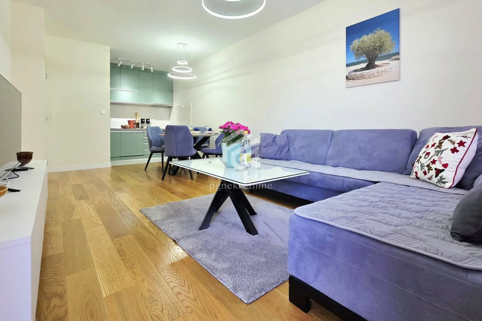 Izdavanje, jednosoban stan, 49m², Central Point, Podgorica