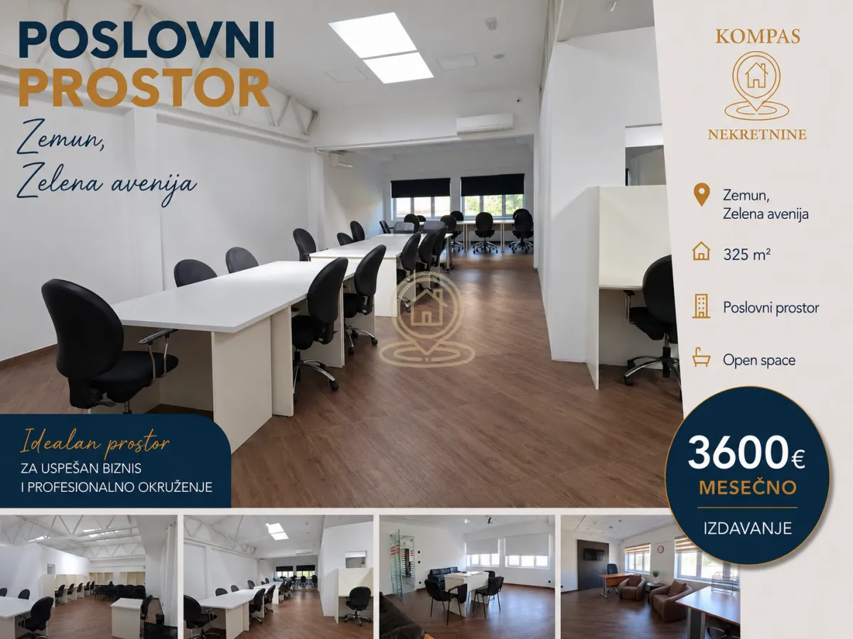 Rent, office space, 325m², Zemun Sve Podlokacije, Beograd